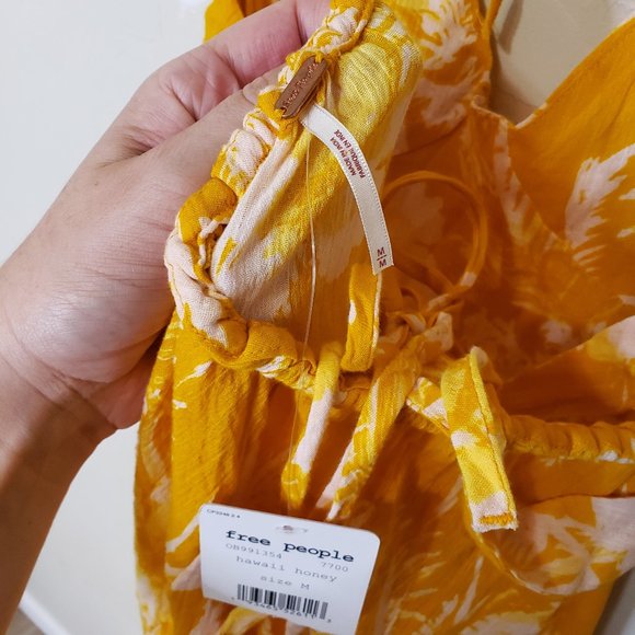 Free People Yellow Floral Maxi Dress - Picture 8 of 12